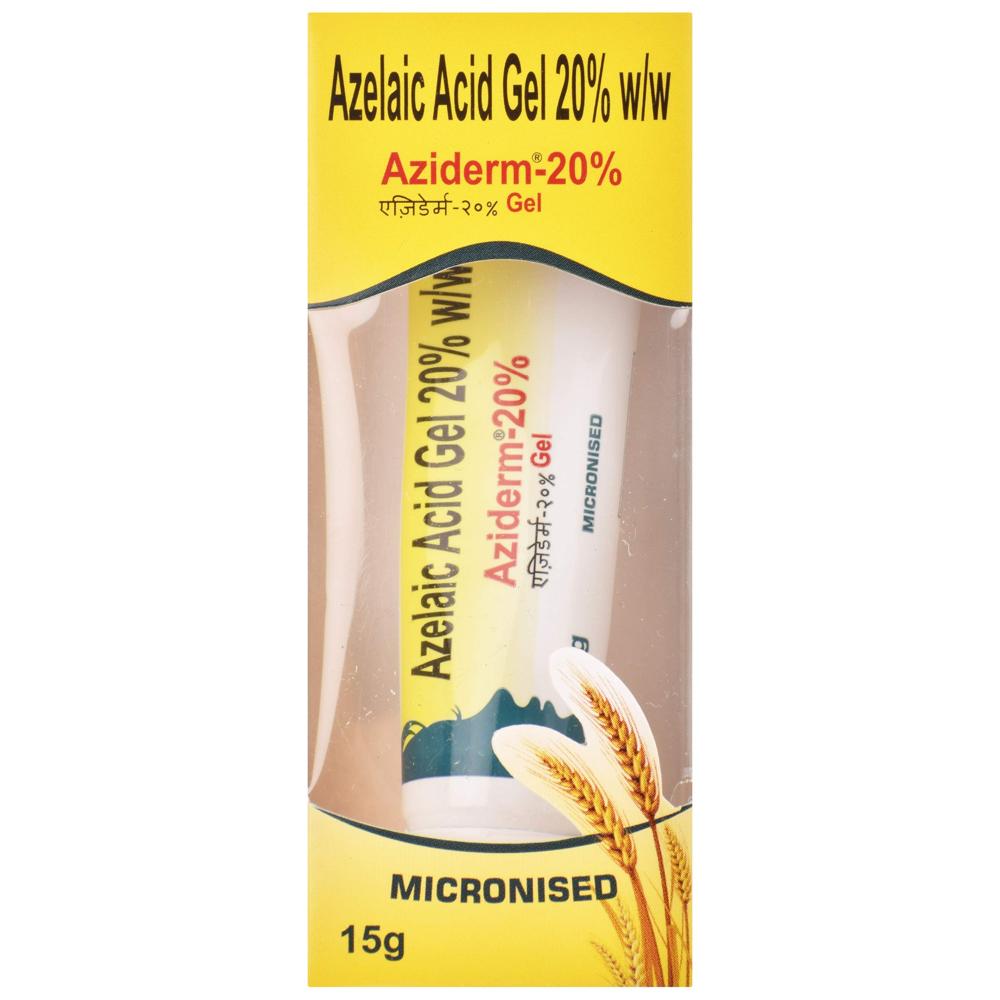 Aziderm 20% Azelaic Acid Gel 15gm - Drug Type: General Medicines