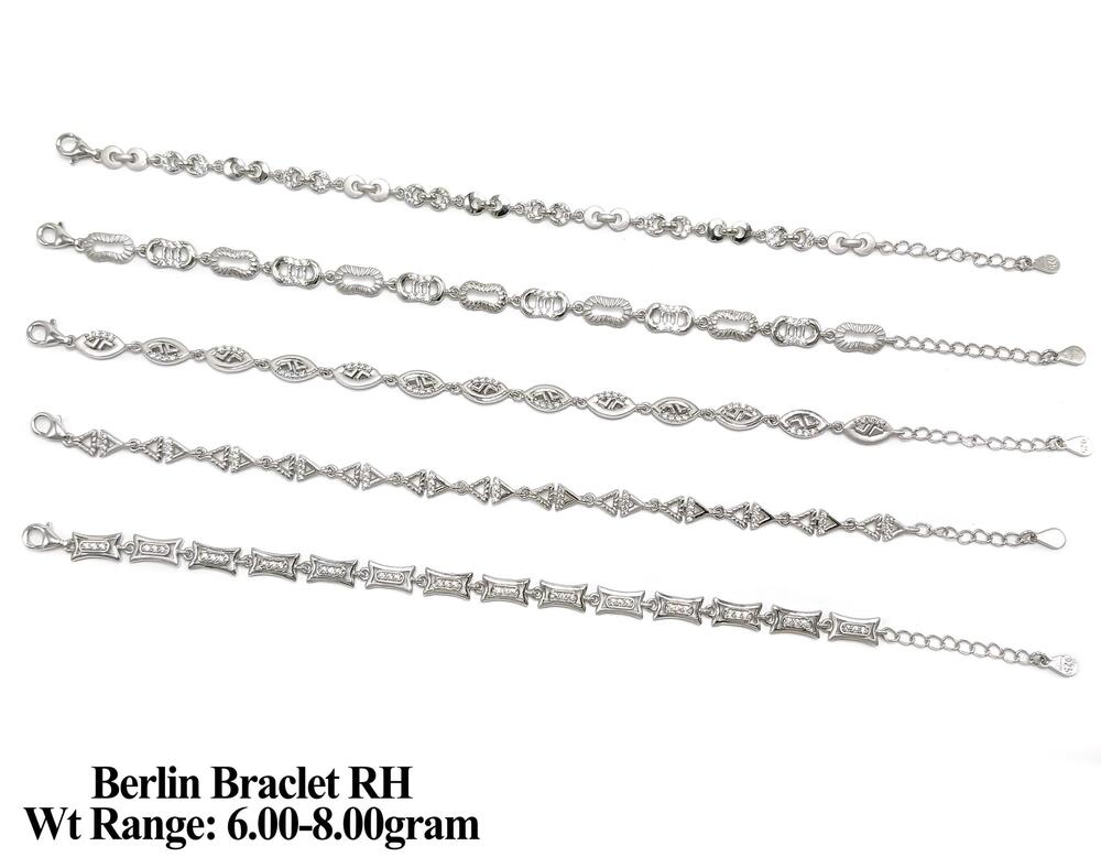 92.5 Silver New Design Berlin Braclet RH