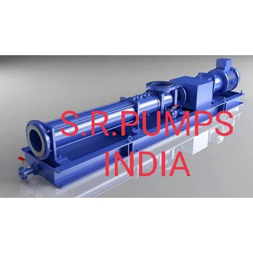 Cow Dung Transfer Pump - Color: Blue