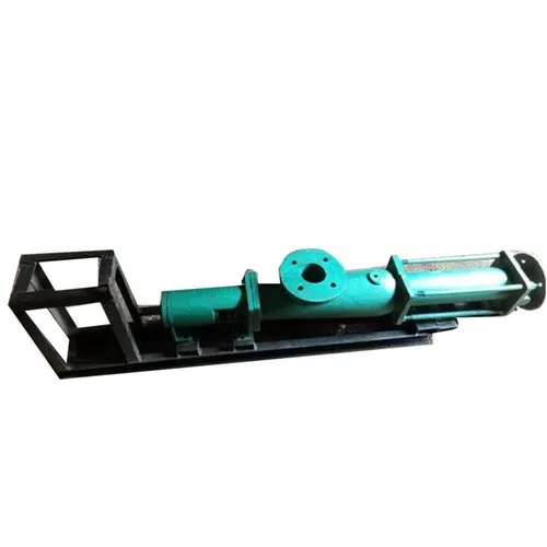 Mild Steel Paper Pulp Pump - Color: Green