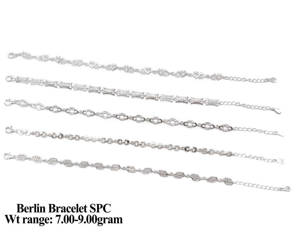 92.5 Silver New Design Berlin Braclet SPC