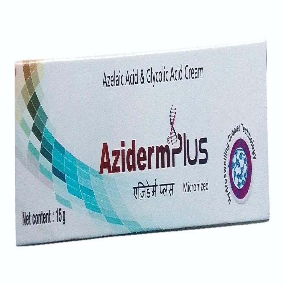 Aziderm Plus Azelaic Acid+Glycolic Acid Cream 15G - Drug Type: General Medicines