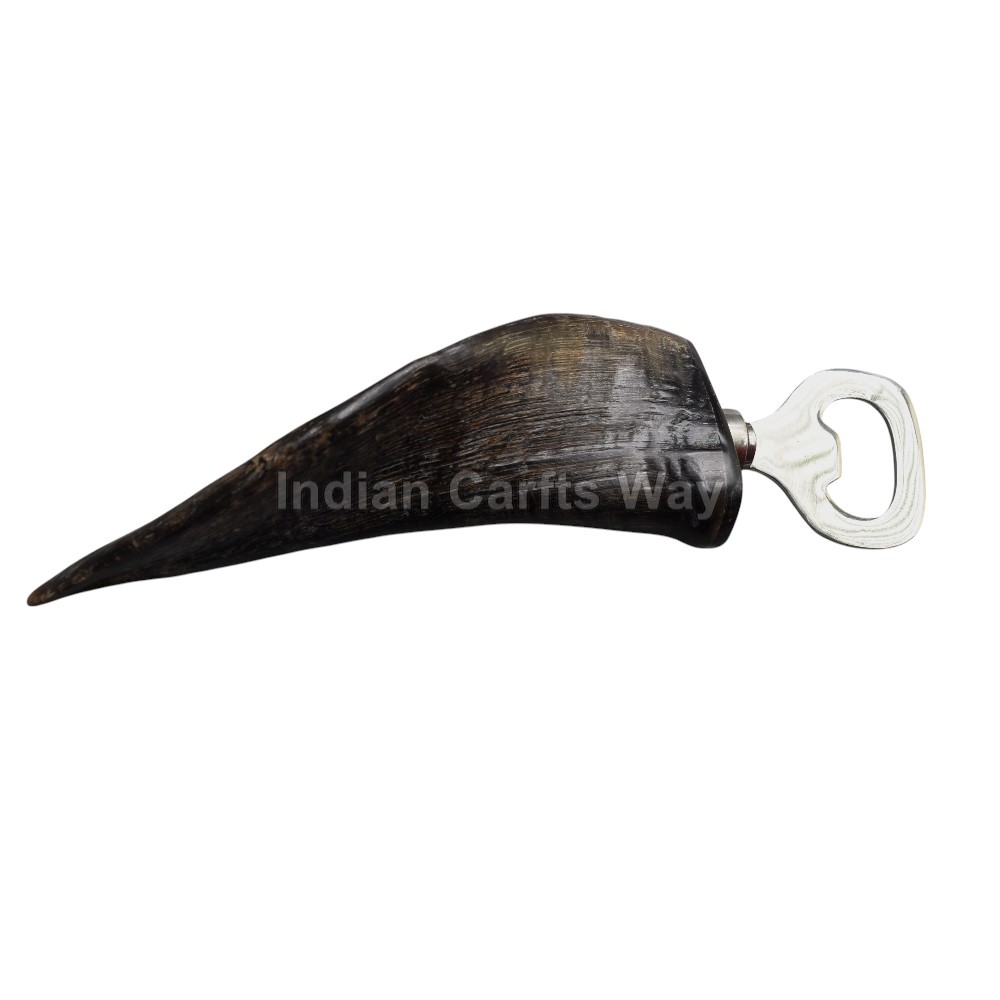 Hand Crafted Medieval  Horn Bottle Opener 