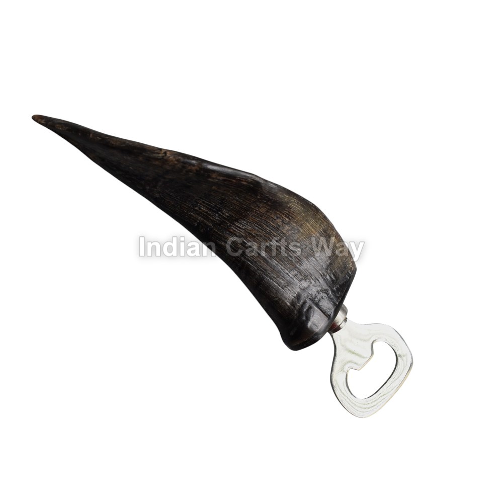 Hand Crafted Medieval  Horn Bottle Opener 