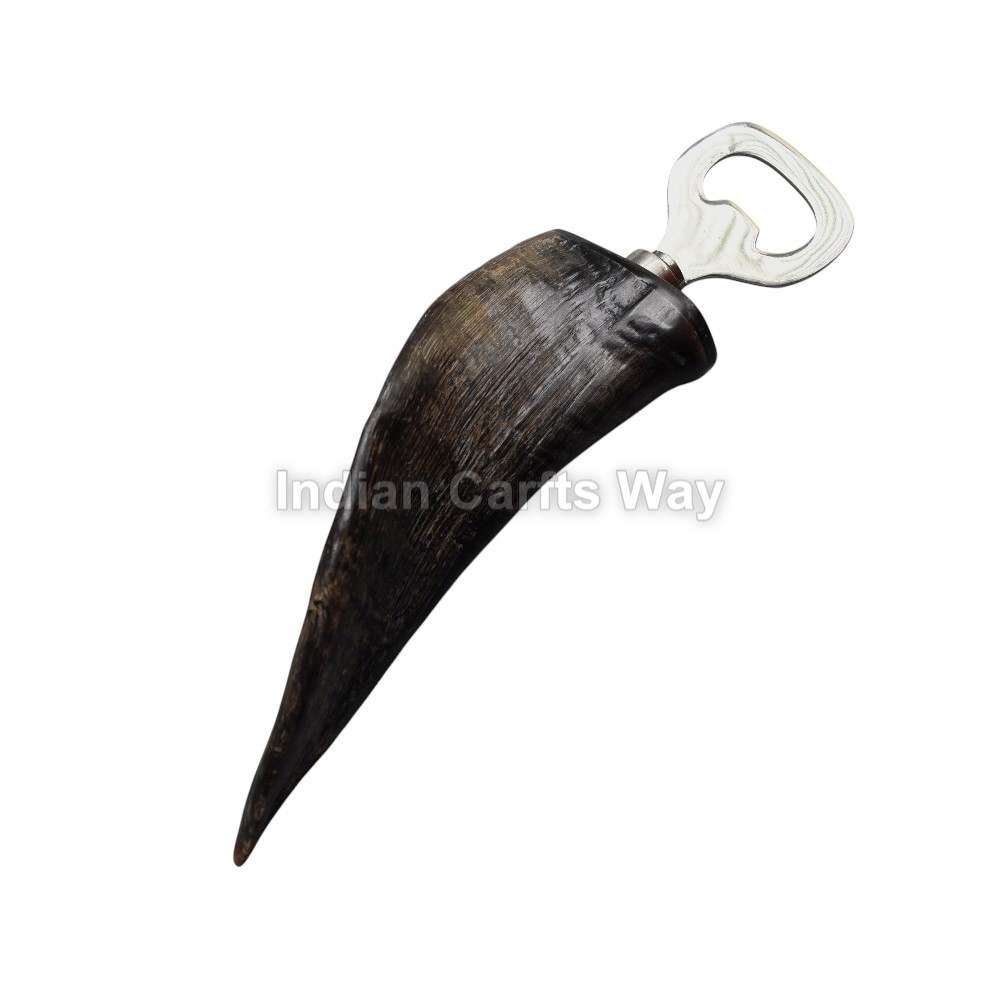 Hand Crafted Medieval  Horn Bottle Opener 