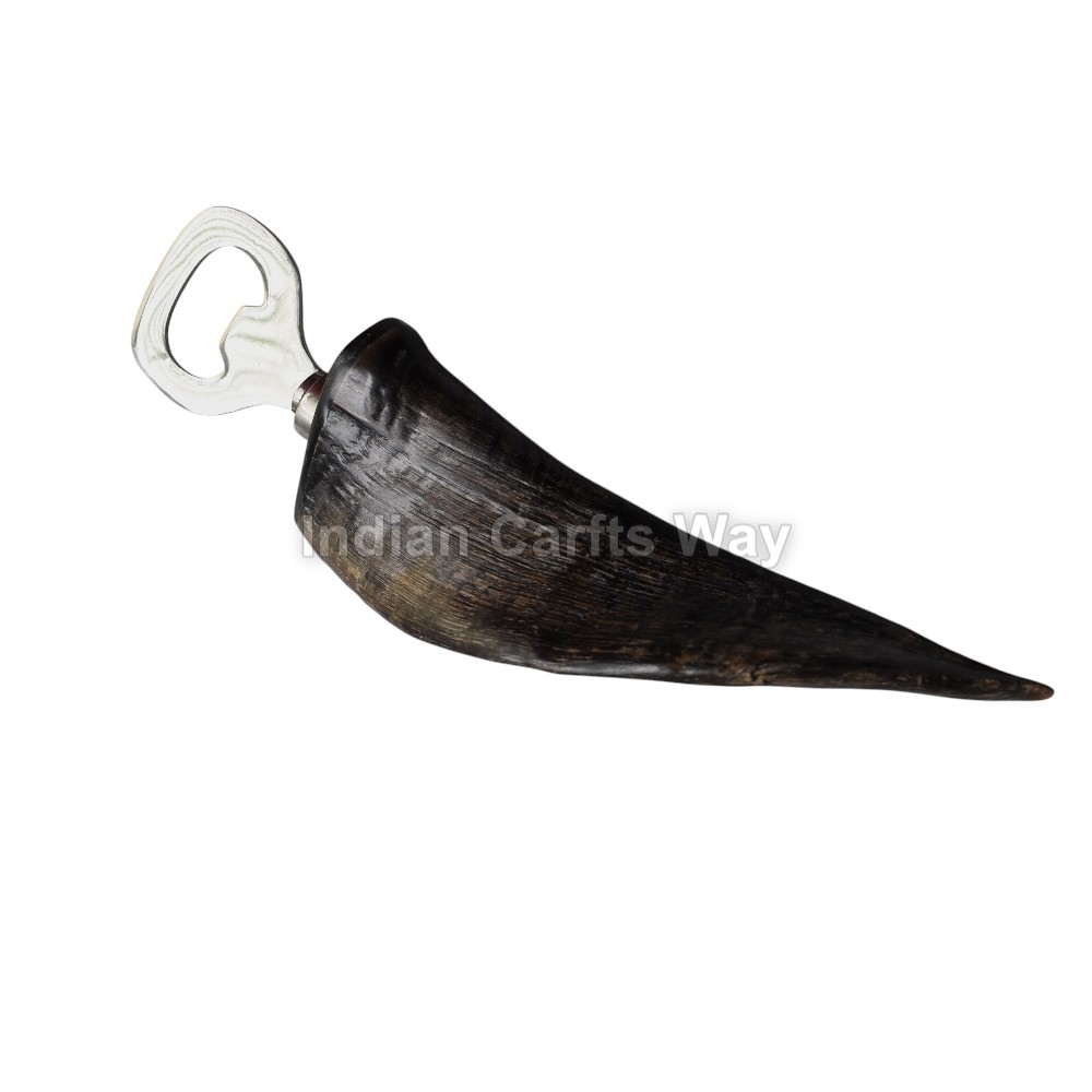 Hand Crafted Medieval  Horn Bottle Opener 