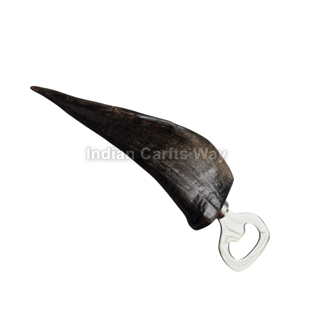 Hand Crafted Medieval  Horn Bottle Opener 