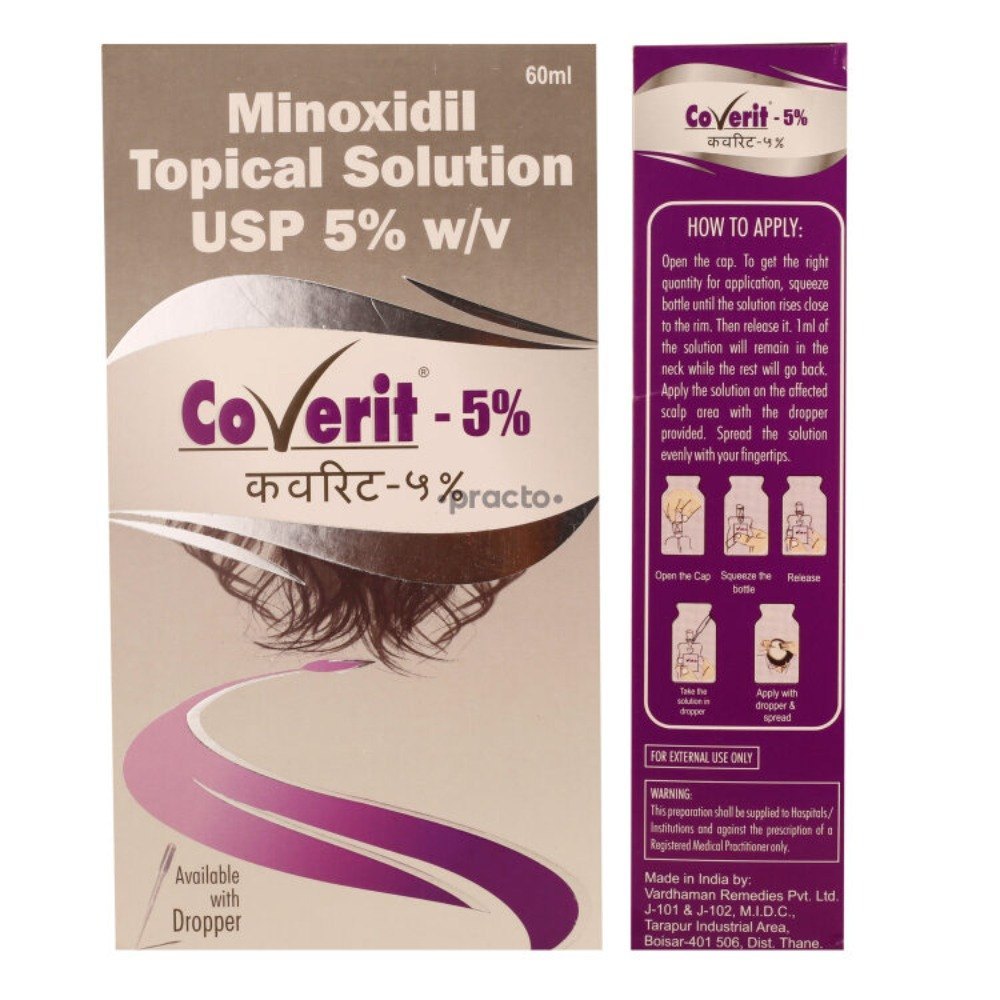 Coverit 5% Minoxidil Solution 60ml