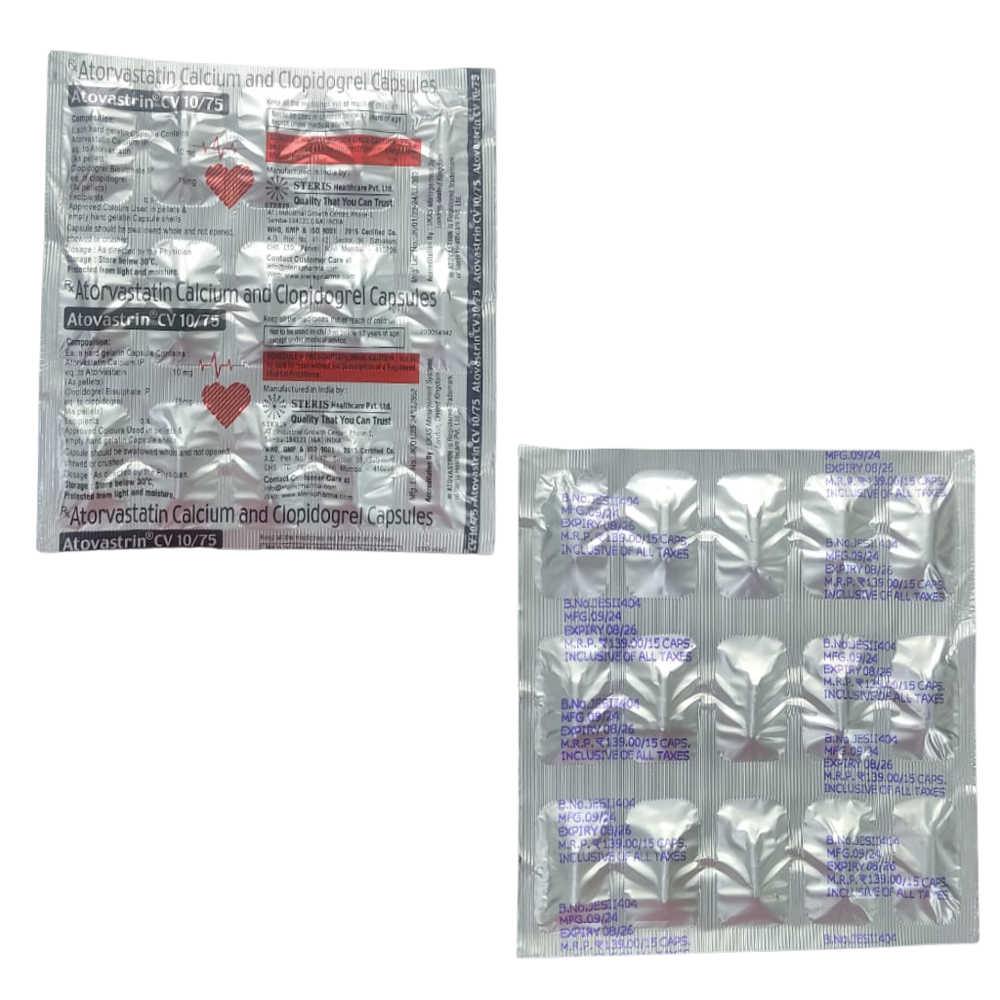 Atorvastatin Clopidogrel Capsules - Drug Type: General Medicines