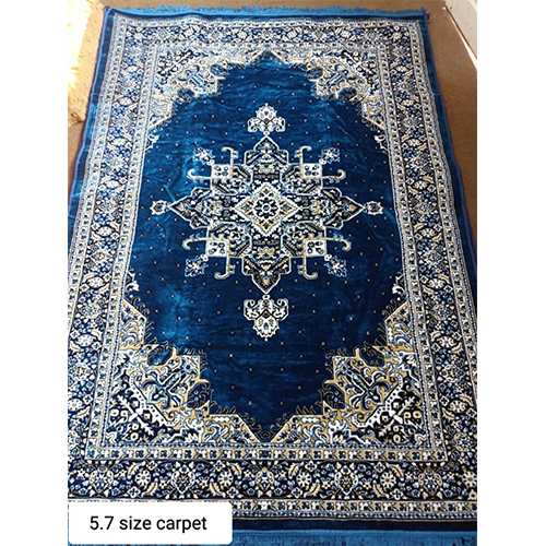 Floor Carpets - Hand-woven Cotton, Rectangle Size, Customizable Colors & Designs | Washable, Muslim-inspired Patterns For Homes & Hotels
