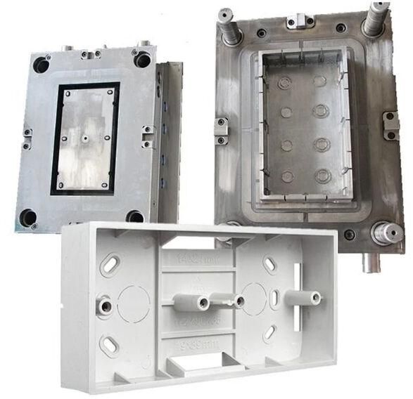 Electric Wall Switch Box Mould - Color: Silver