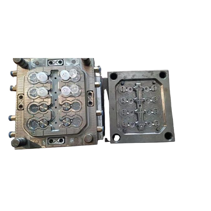 Flip Top Plastic Cap Mould - Color: Silver