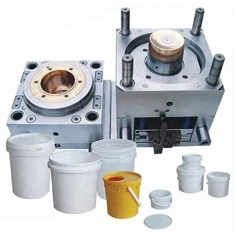 Plastic Bucket Mould - Color: Silver