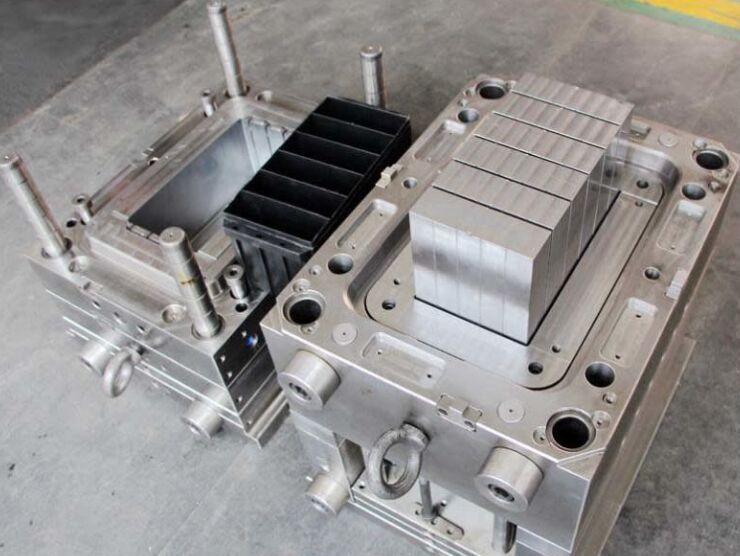 Stainless Steel Battery Container Mould - Color: Silver