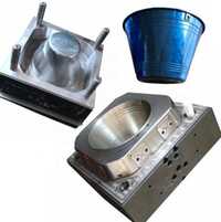 Plastic Cement Bucket Mould - Color: Silver
