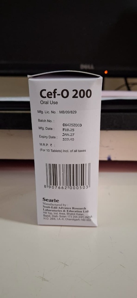 Cefixime 200 Mg Tablet - Drug Type: General Medicines