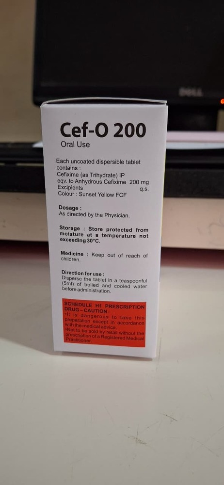 Cefixime 200 Mg Tablet - Drug Type: General Medicines