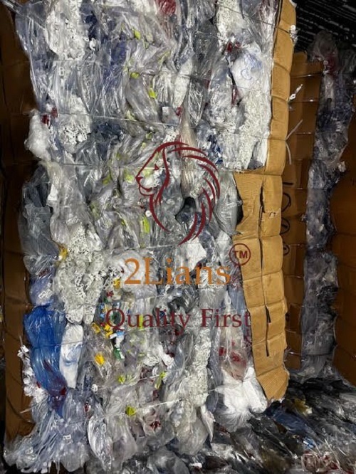 PVC medical sets on bales transparent Scrap - United States