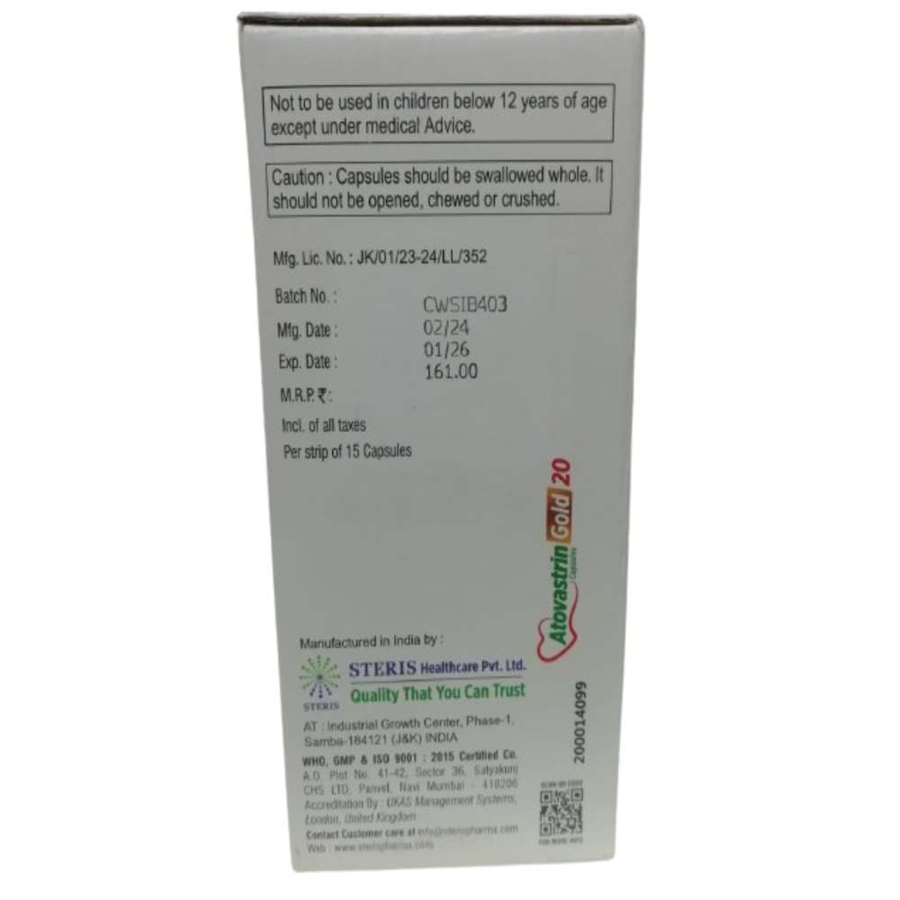 Aspirin (75mg), Atorvastatin (20mg), Clopidogrel (75mg)