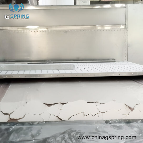 Tunnel conveyor belt microwave ore dryer