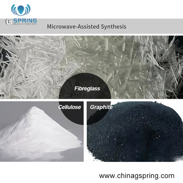 Continuous Microwave Silicon Dioxide, Lithium Hydroxide, Chemical Product Dryers