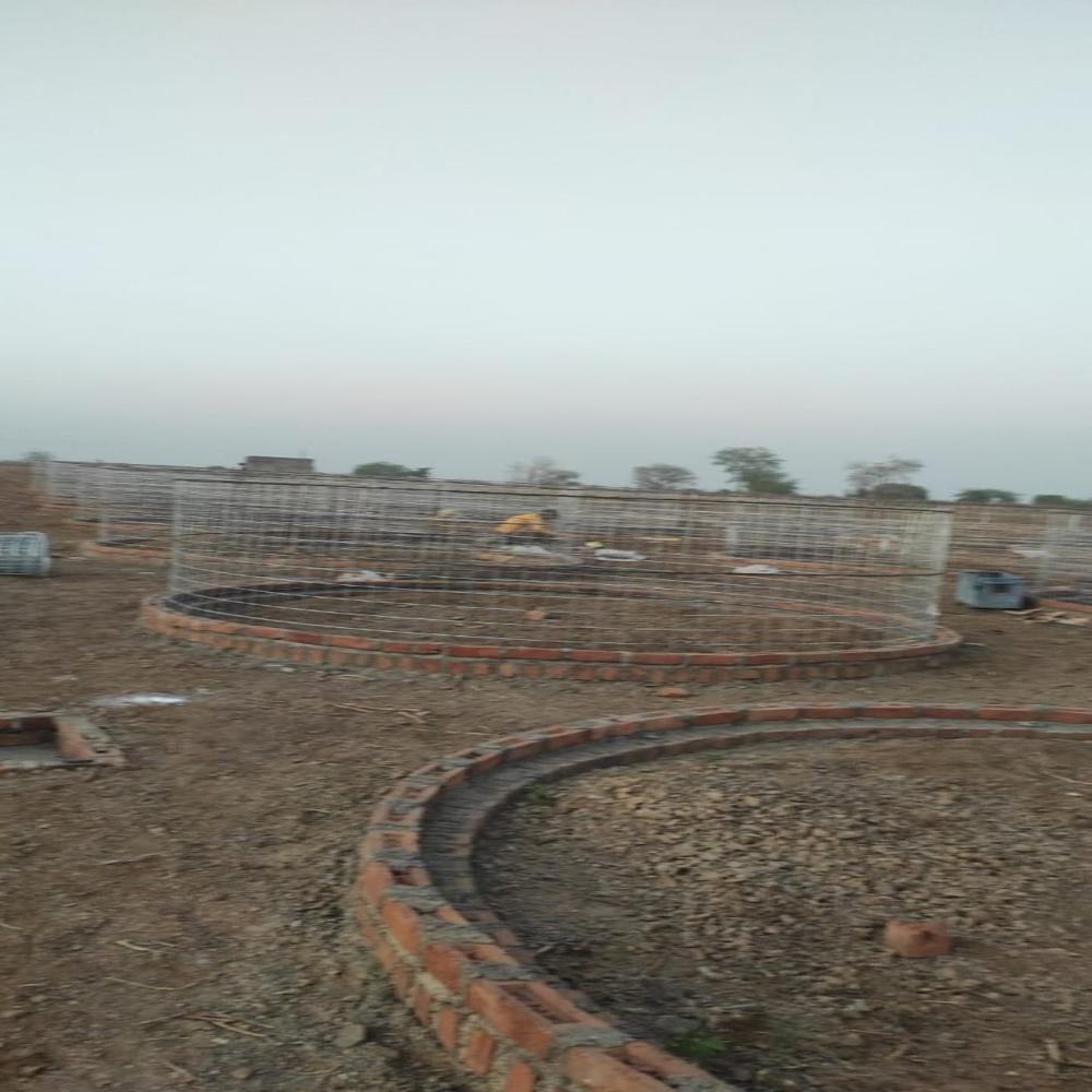 Biofloc Fish Farming Tank 4 Diameter 950 Gsm ( 10000 Liter ) - Color: Blue