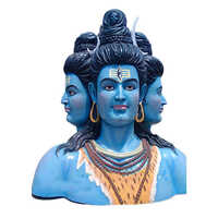 Fiber Shiva Statue - Color: Multi