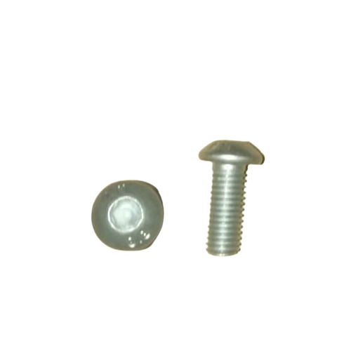 Round Metal Button Head Cap Screws - Color: Silver