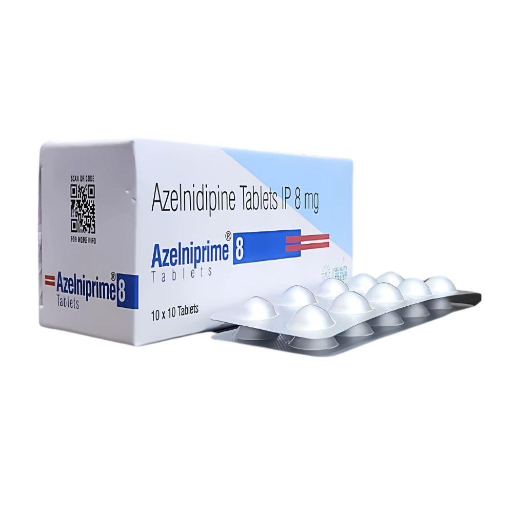 Azelnidipine (8mg) - Drug Type: General Medicines