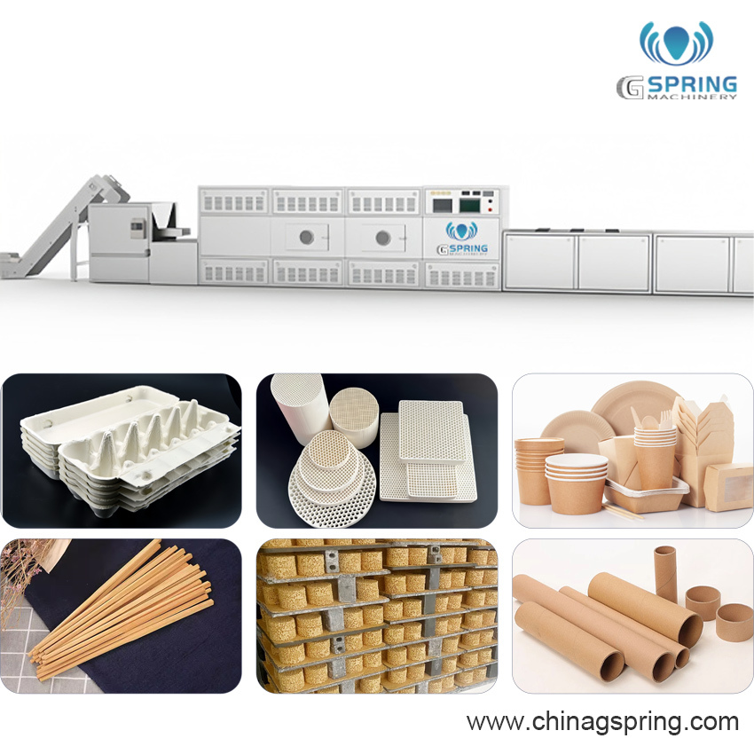Microwave Dryer for Paper-Wood-Ceramics Industry