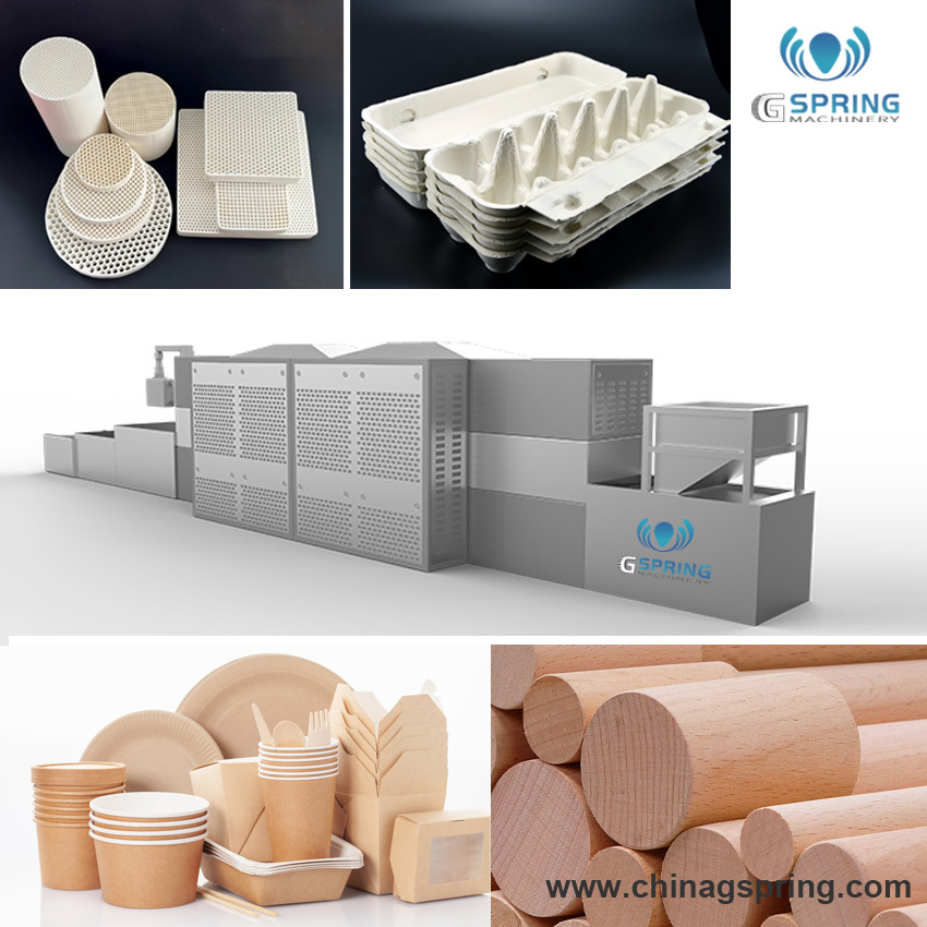 Microwave Dryer for Paper-Wood-Ceramics Industry