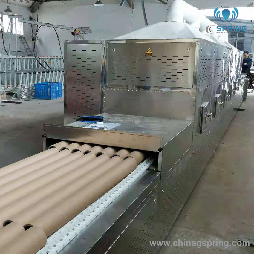 Microwave Dryer for Paper-Wood-Ceramics Industry