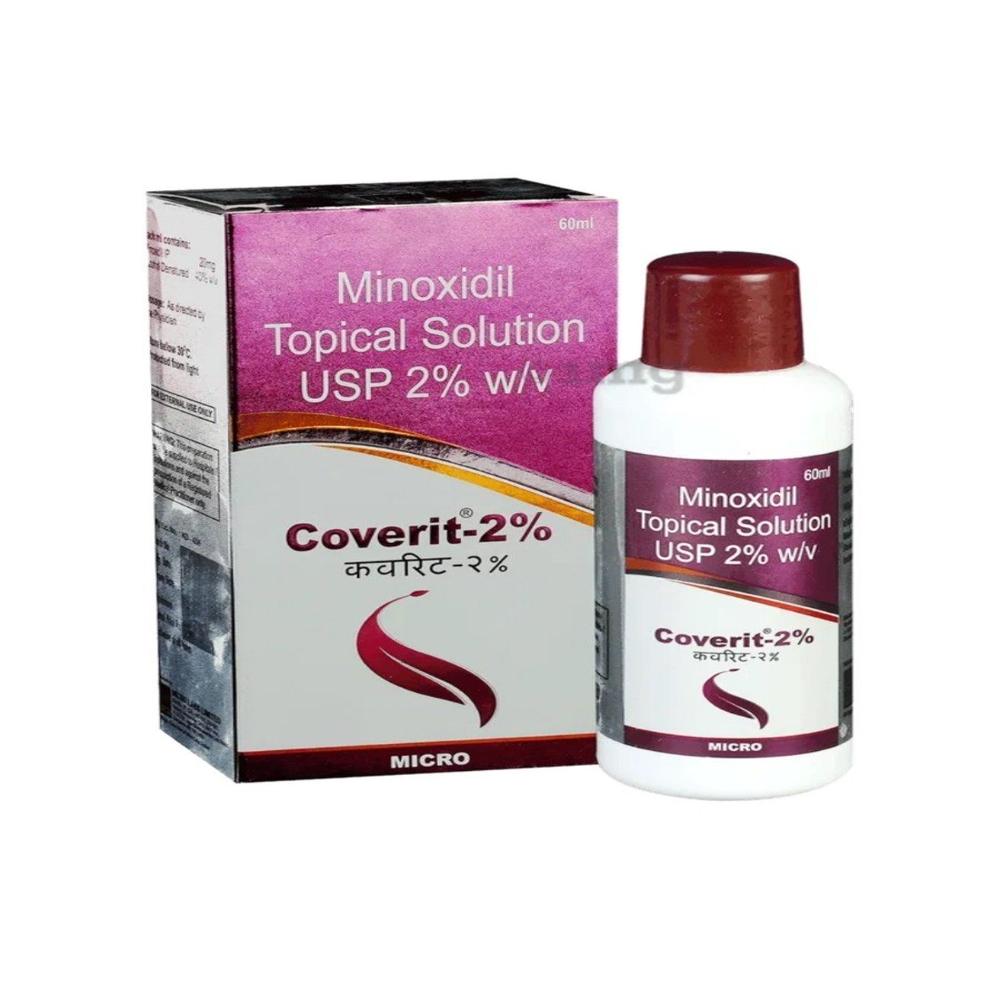 Coverit 2% Minoxidil Topical Solution 60ml - Drug Type: General Medicines