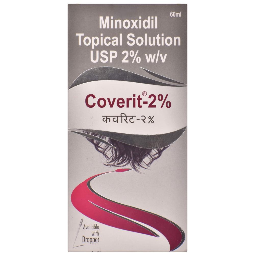 Coverit 2% Minoxidil Topical Solution 60ml
