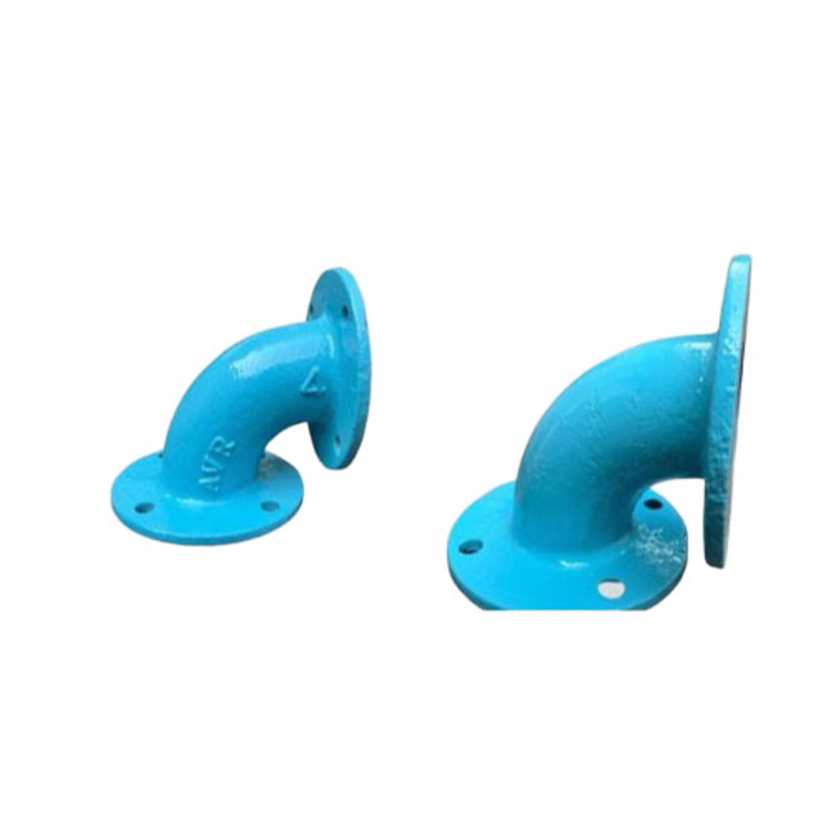 Cast Iron Pipe Bend - Color: Blue