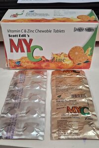 VITAMINS C+ ZINC TABLETS