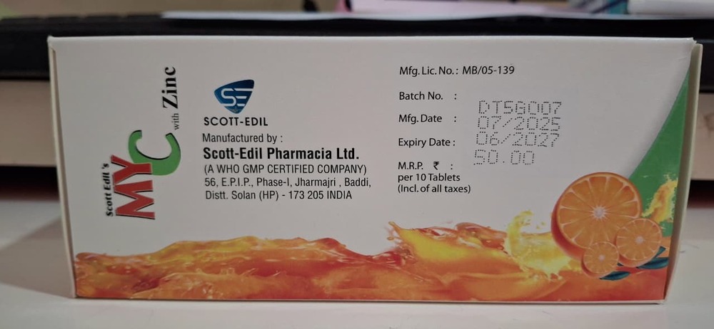 VITAMINS C+ ZINC TABLETS
