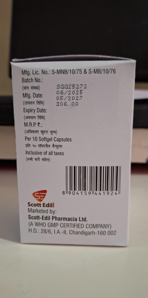 Calcitriol + Calcium Carbonate + Vitamin K27 Softgel Cap - Drug Type: Injection