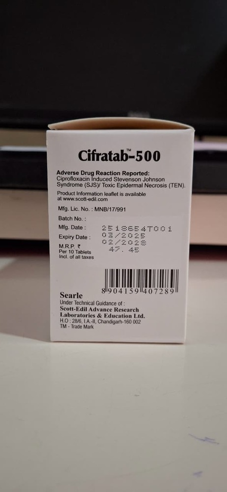 Ciprofloxacin Tablets Ip - Drug Type: General Medicines