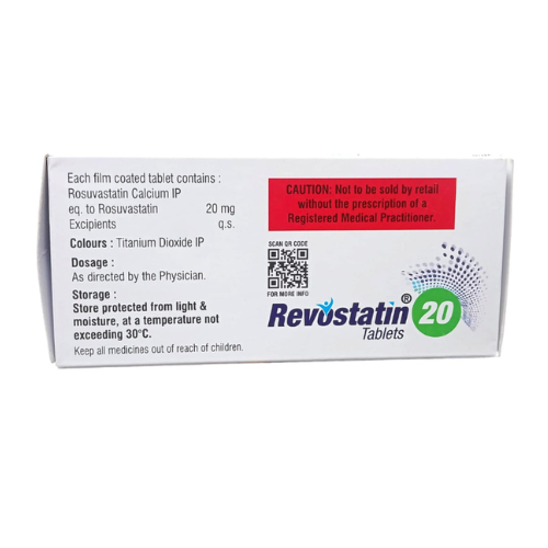 Rosuvastatin (20mg) - Drug Type: General Medicines