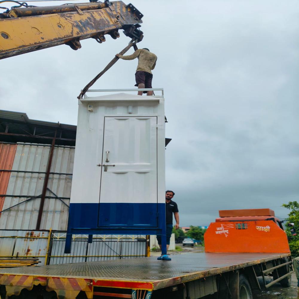 Steel Portable Toilet Cabin