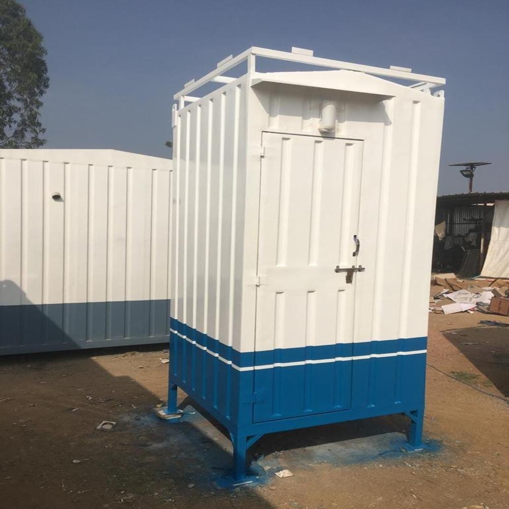 Ms Portable Toilet - Ms Roof, 8 Foot Height, 6.5x2.5 Foot Dimensions | High Wind Resistance, Customizable Color, Sliding Aluminum Windows