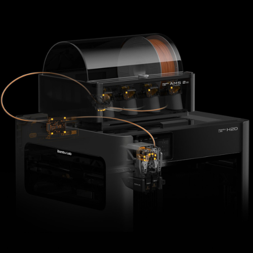 Bambu Lab H2D Combo 3D Printer With AMS  High Speed Multi Material Precision Printing Protomont Technologies