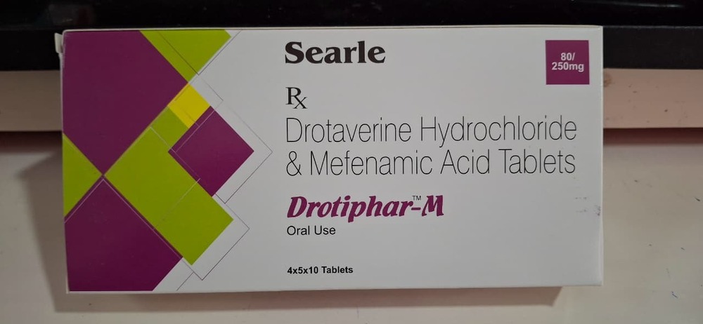 DROTAVERINE HCL + MEFENAMIC ACID TABLET