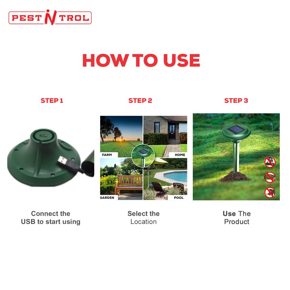 A106c Pest N Trol Snake Repeller - Material: Abs Plastic