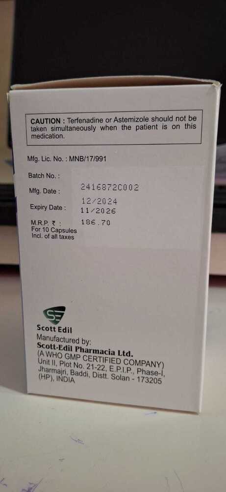 ITRACONAZOLE 100 MG CAP