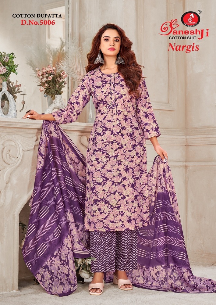 Ganeshji Nargis Vol-5  Dress Material