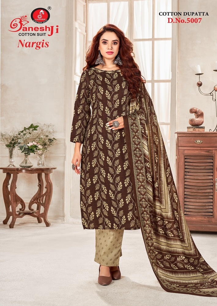 Ganeshji Nargis Vol-5  Dress Material