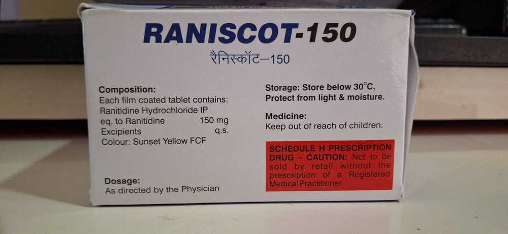 Ranitidine 150 Mg Tablet - Drug Type: General Medicines