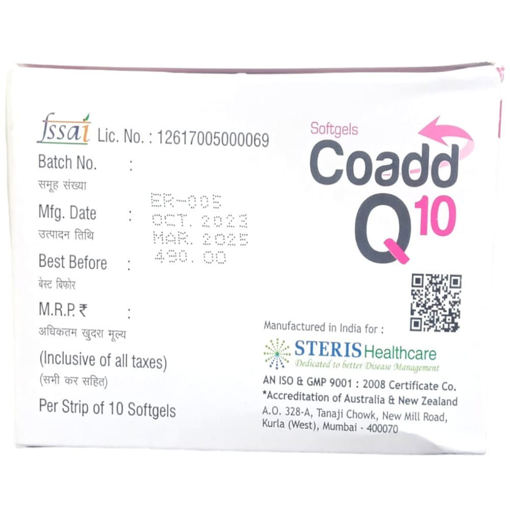 Co Enzyme Q10+lycopene+omega 3 Fatty Acid + Carotenoid+ Wheat Germ Oil + Selenium+zinc Sulphate - Drug Type: General Medicines